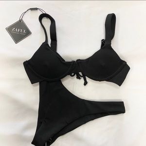 Black Zaful bikini set